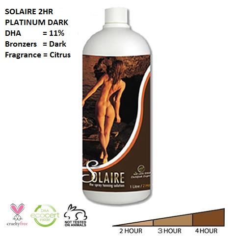 SOLAIRE 2HR PLATINUM DARK  11% DHA product picture